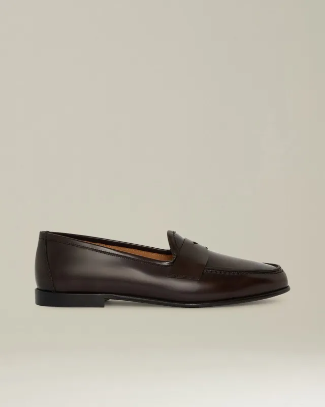 BRUSHED CALFSKIN LOAFER sold by Kiton