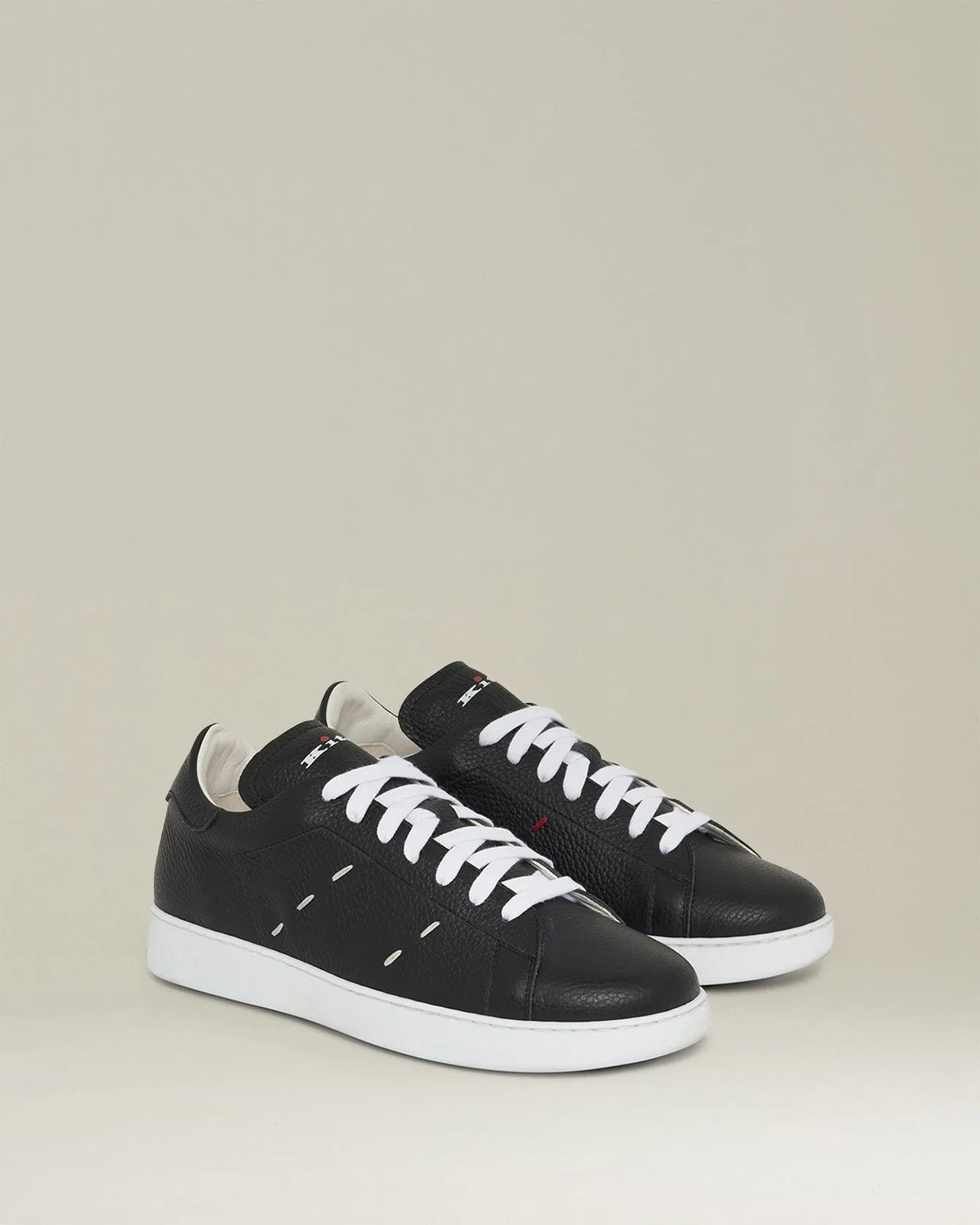 LEATHER ‘STITCHING’ SNEAKERS sold by Kiton product image thumbnail 2