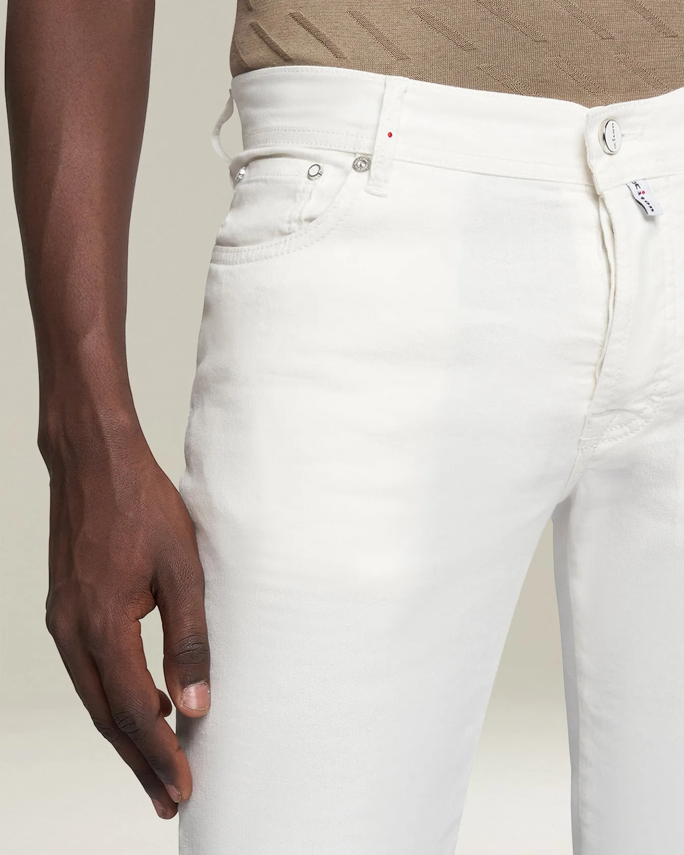 TROUSERS LINEN sold by Kiton product image thumbnail 4
