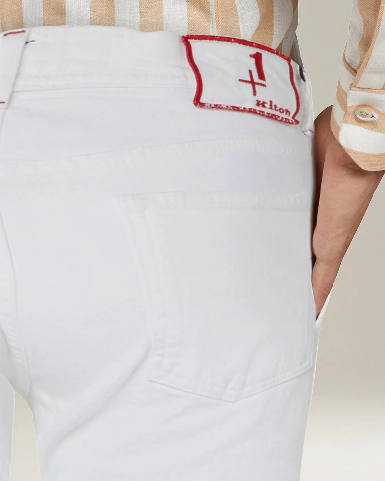 TROUSERS COTTON sold by Kiton product image thumbnail 4