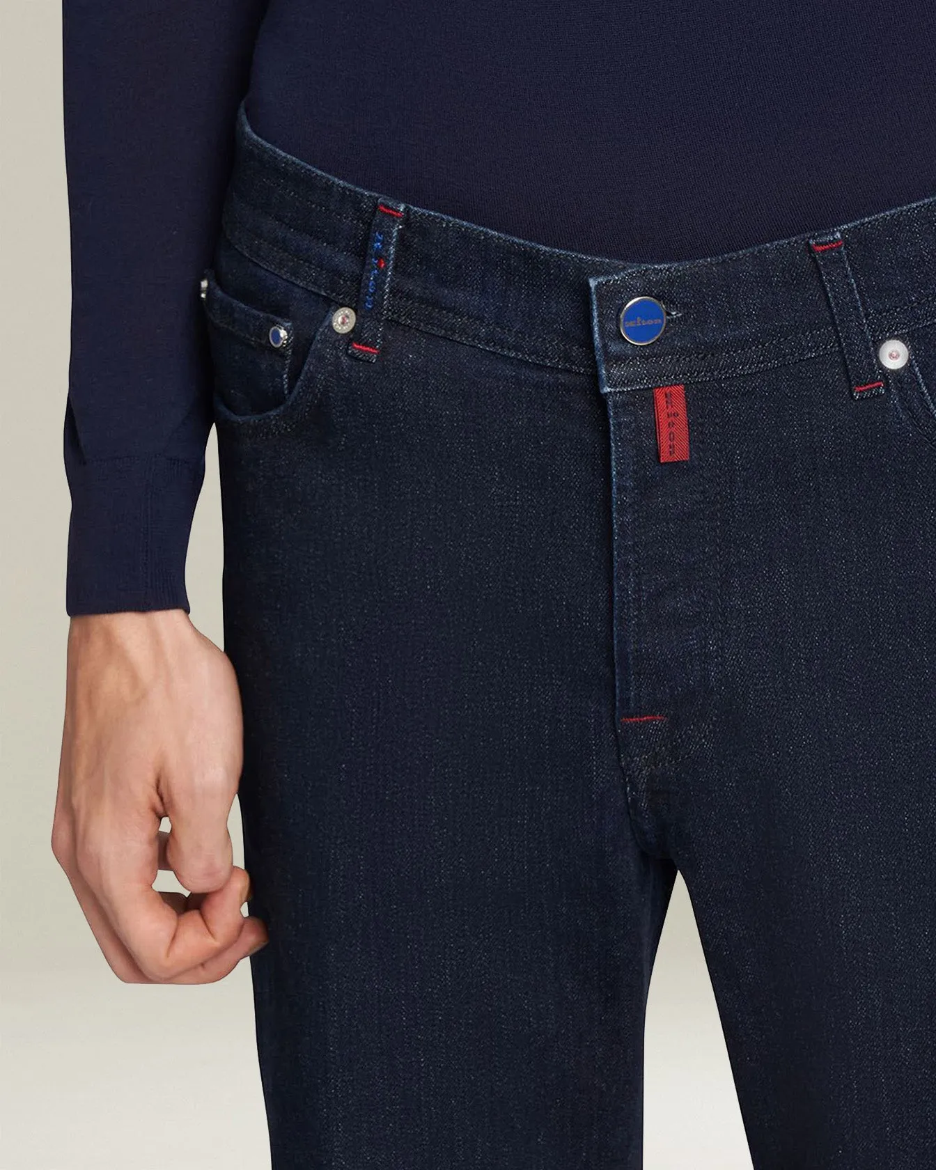 TROUSERS COTTON ULTRA-SLIM sold by Kiton product image thumbnail 4