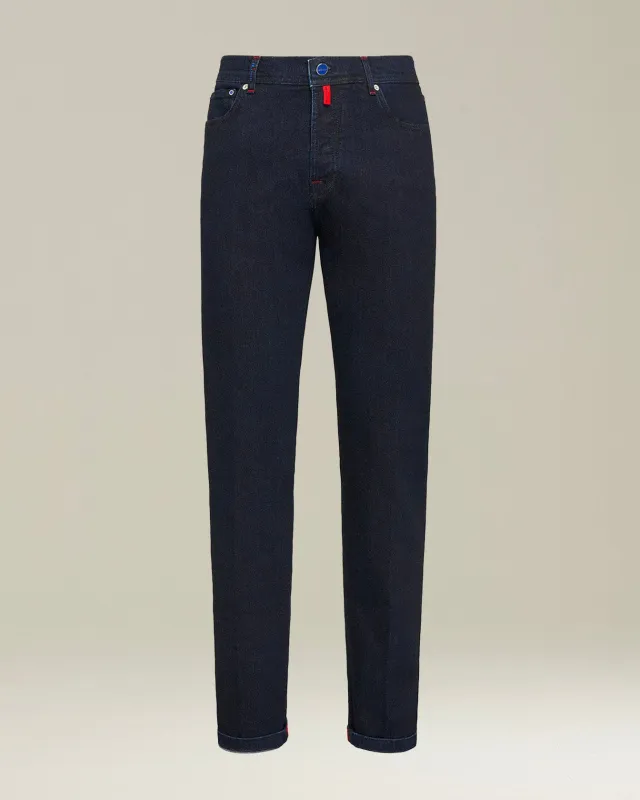 TROUSERS COTTON ULTRA-SLIM sold by Kiton