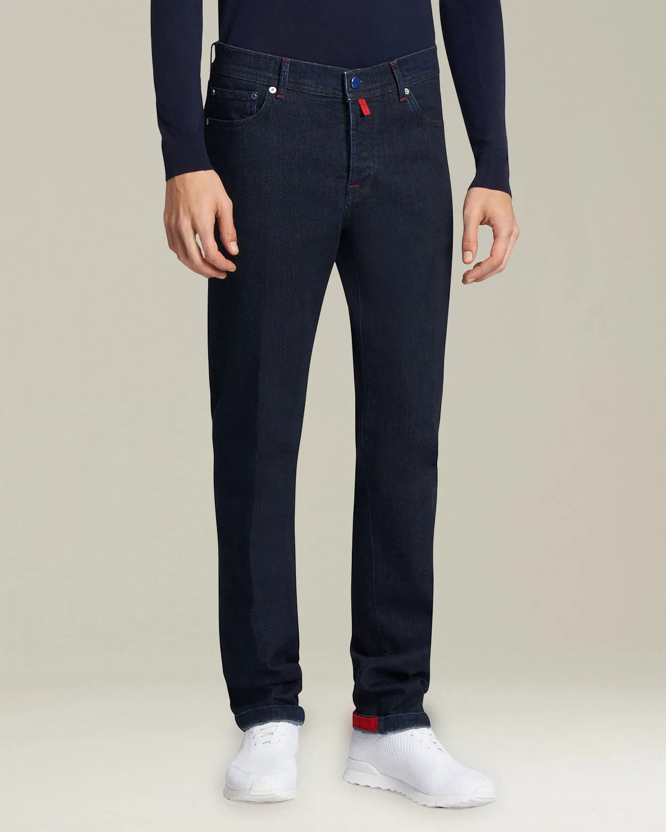 TROUSERS COTTON ULTRA-SLIM sold by Kiton product image thumbnail 2