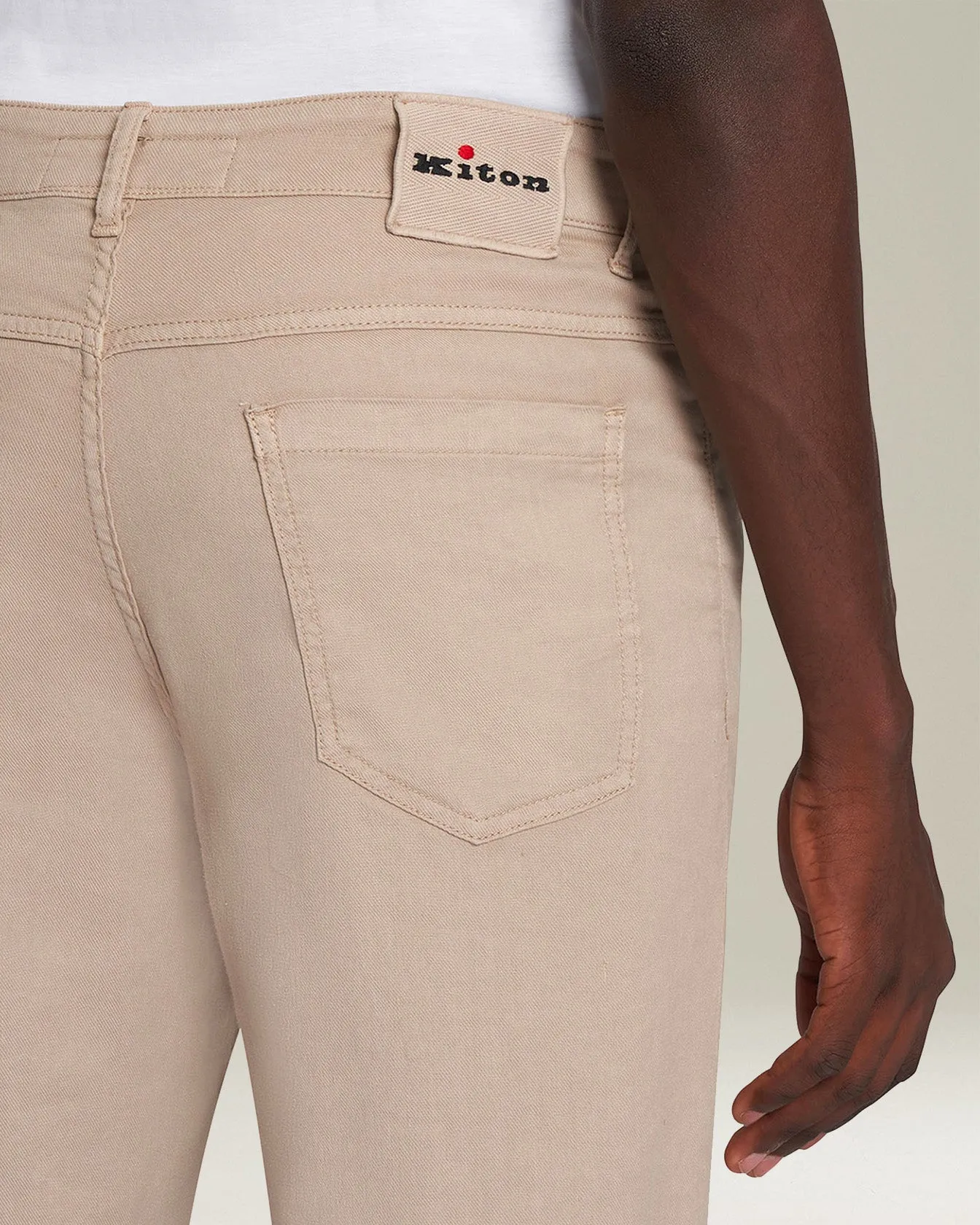 TROUSERS LINEN sold by Kiton product image thumbnail 4