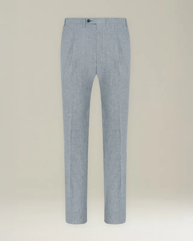 TIMELESS LINEN TROUSERS sold by Kiton