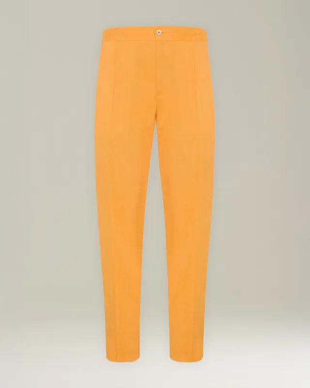 COMFORT LINEN AND WOOL TROUSERS sold by Kiton