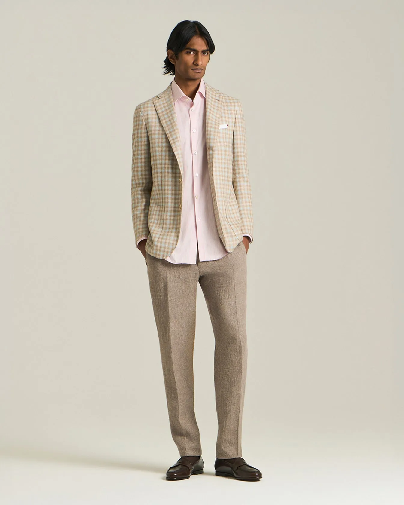 COMFORT LINEN TROUSERS sold by Kiton product image thumbnail 4