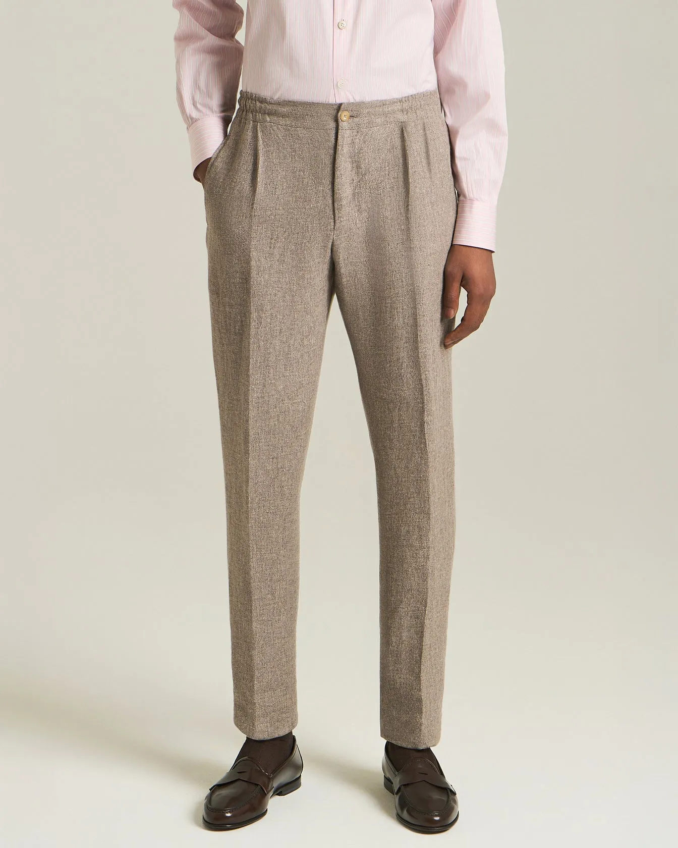 COMFORT LINEN TROUSERS sold by Kiton product image thumbnail 2