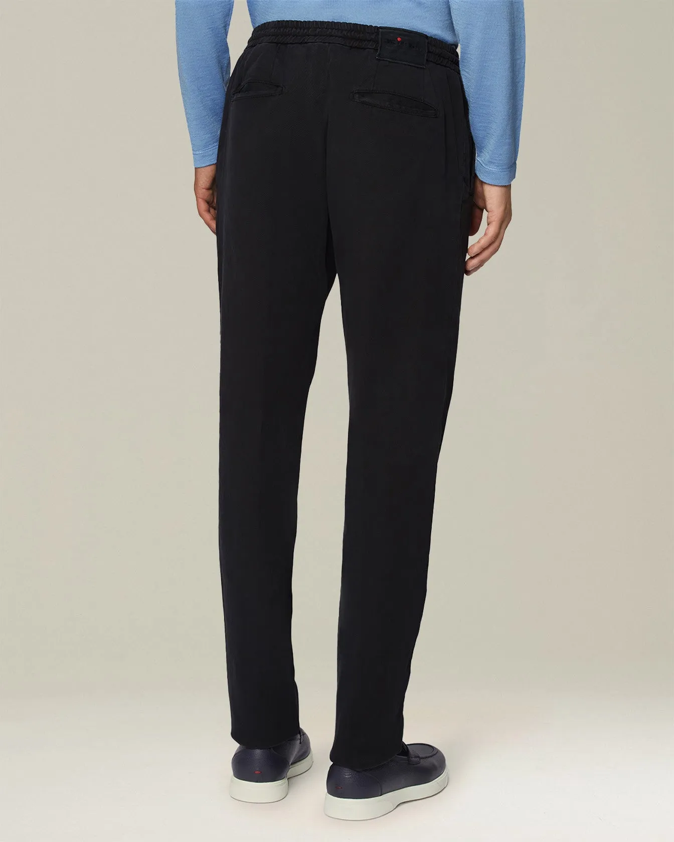 COTTON BLEND COMFORT TROUSERS sold by Kiton product image thumbnail 3