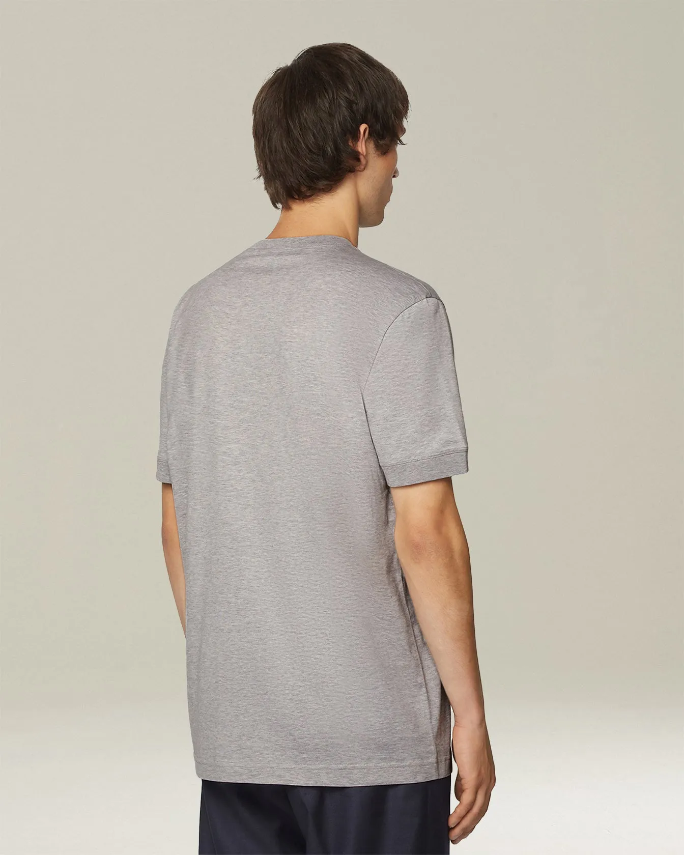 JERSEY T-SHIRT WITH POCKET sold by Kiton product image thumbnail 3