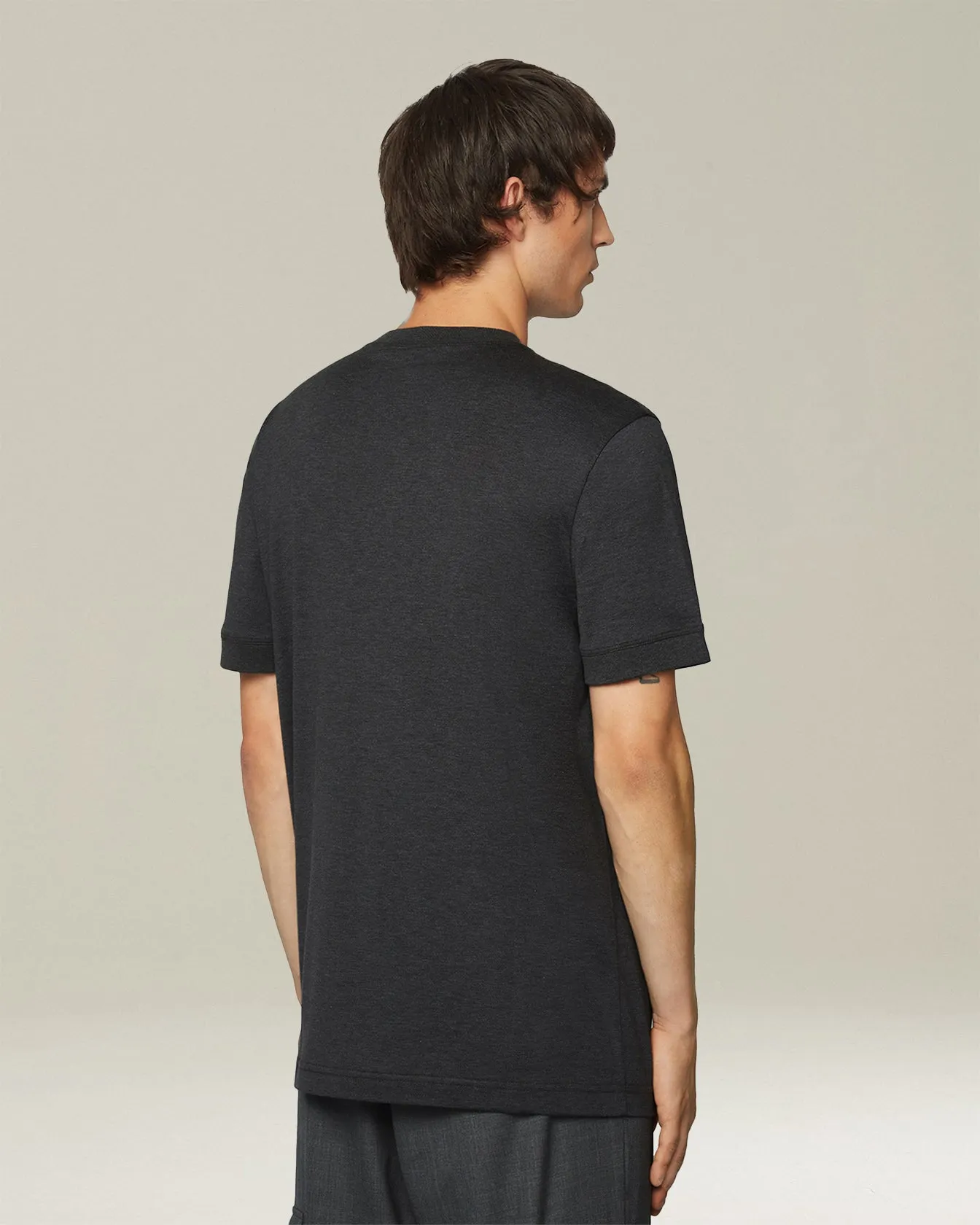 JERSEY T-SHIRT WITH POCKET sold by Kiton product image thumbnail 3