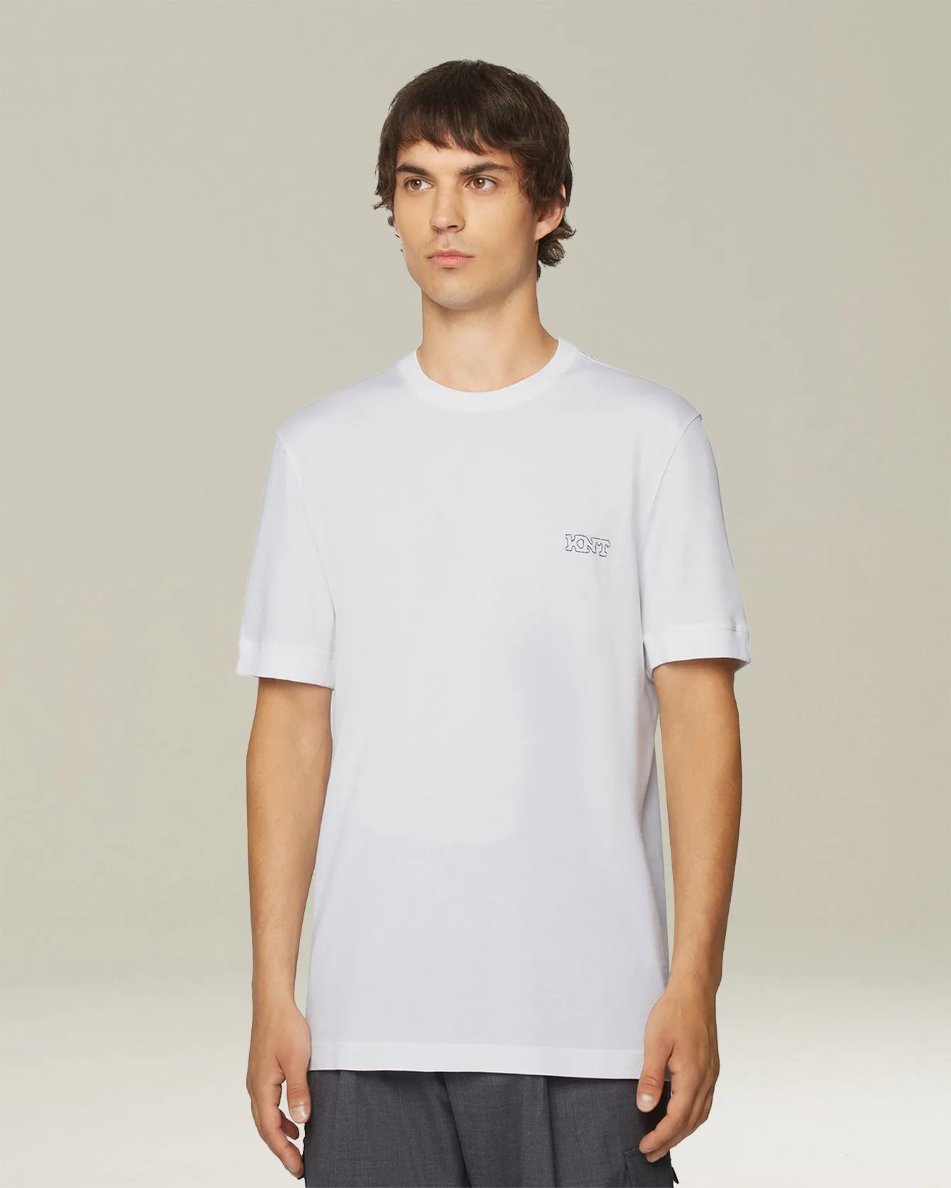 COTTON JERSEY T-SHIRT sold by Kiton product image thumbnail 2