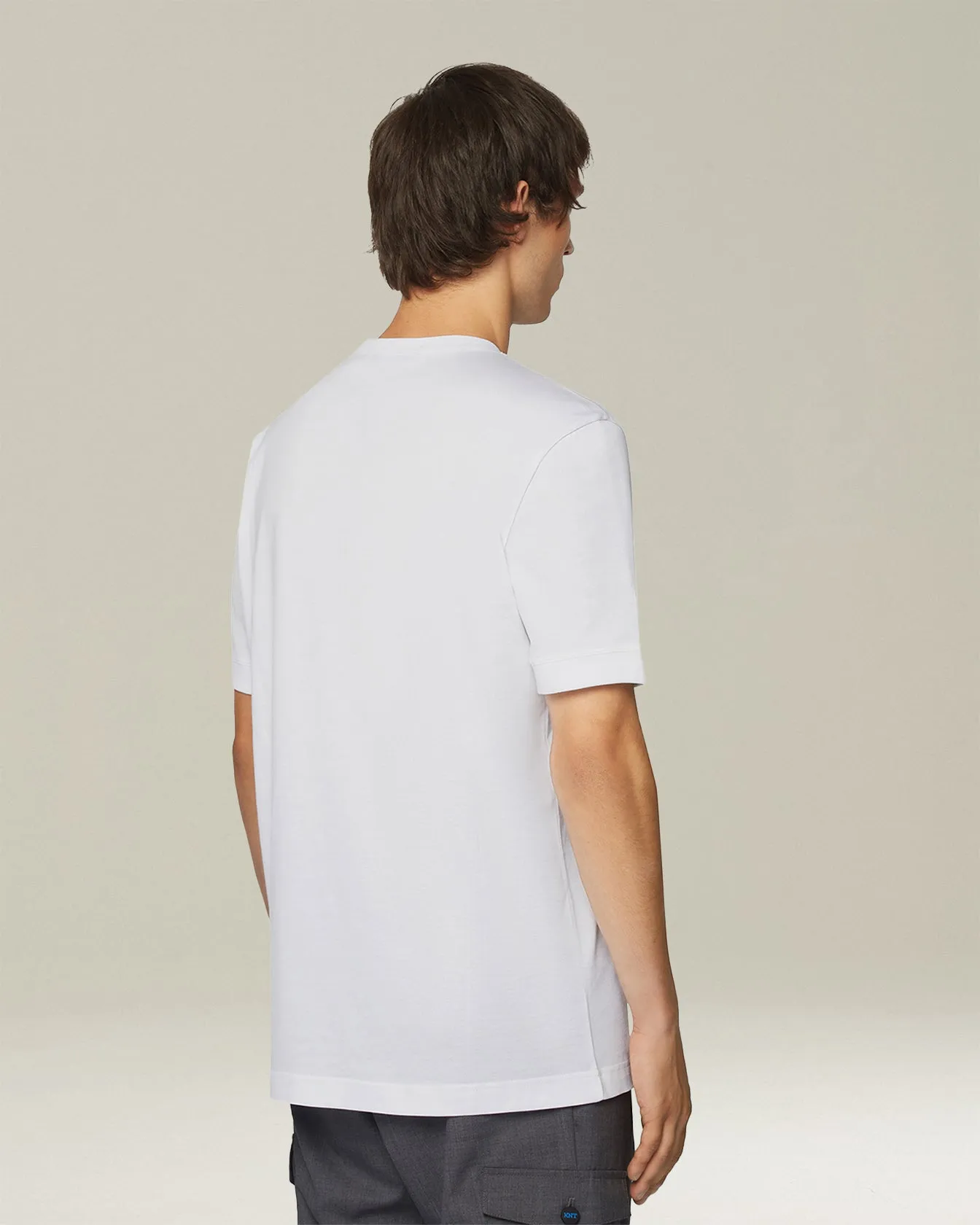 COTTON JERSEY T-SHIRT sold by Kiton product image thumbnail 3