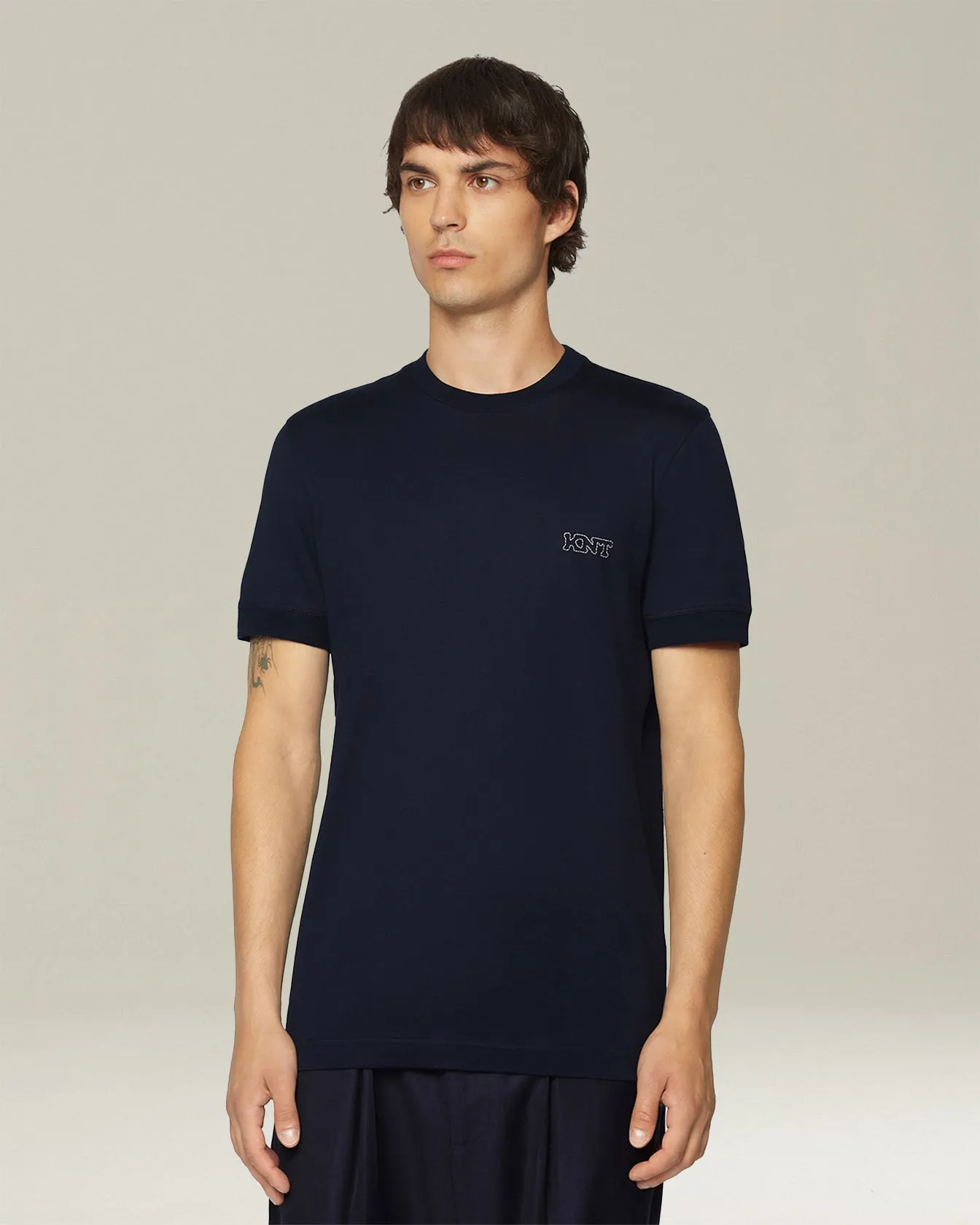 COTTON JERSEY T-SHIRT sold by Kiton product image thumbnail 2