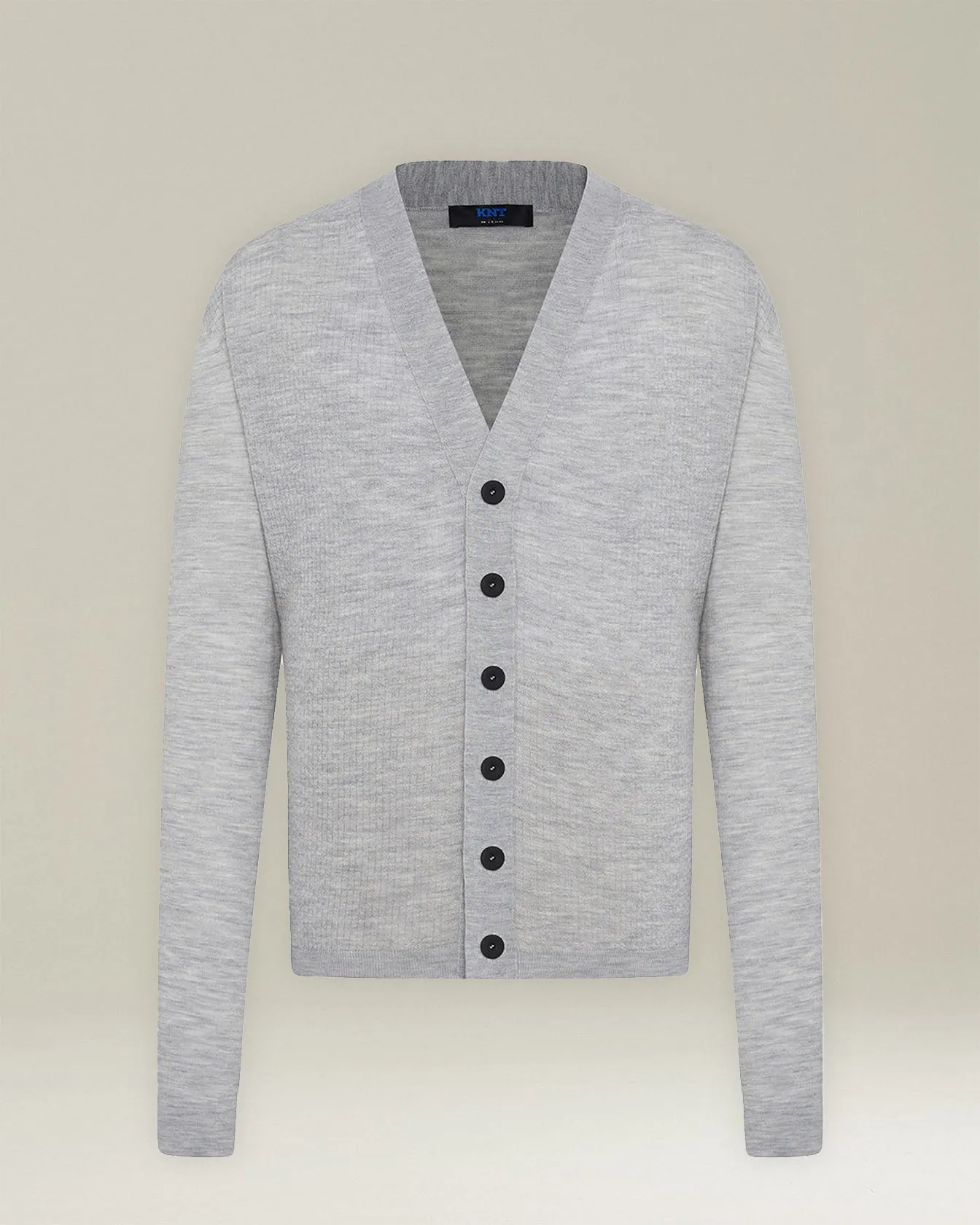 WOOL AND SILK BLEND CARDIGAN sold by Kiton