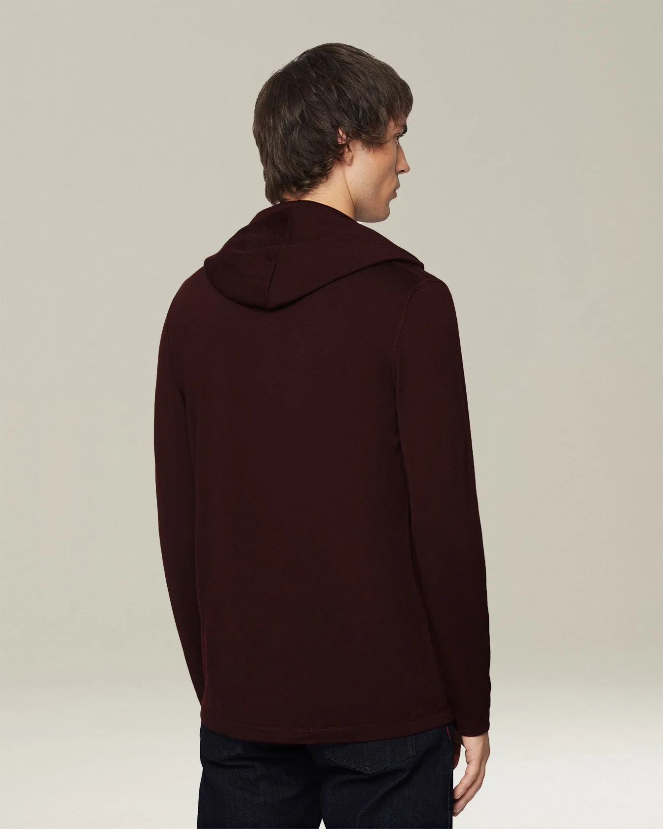 CASHMERE AND SILK HOODED TOP sold by Kiton product image thumbnail 3