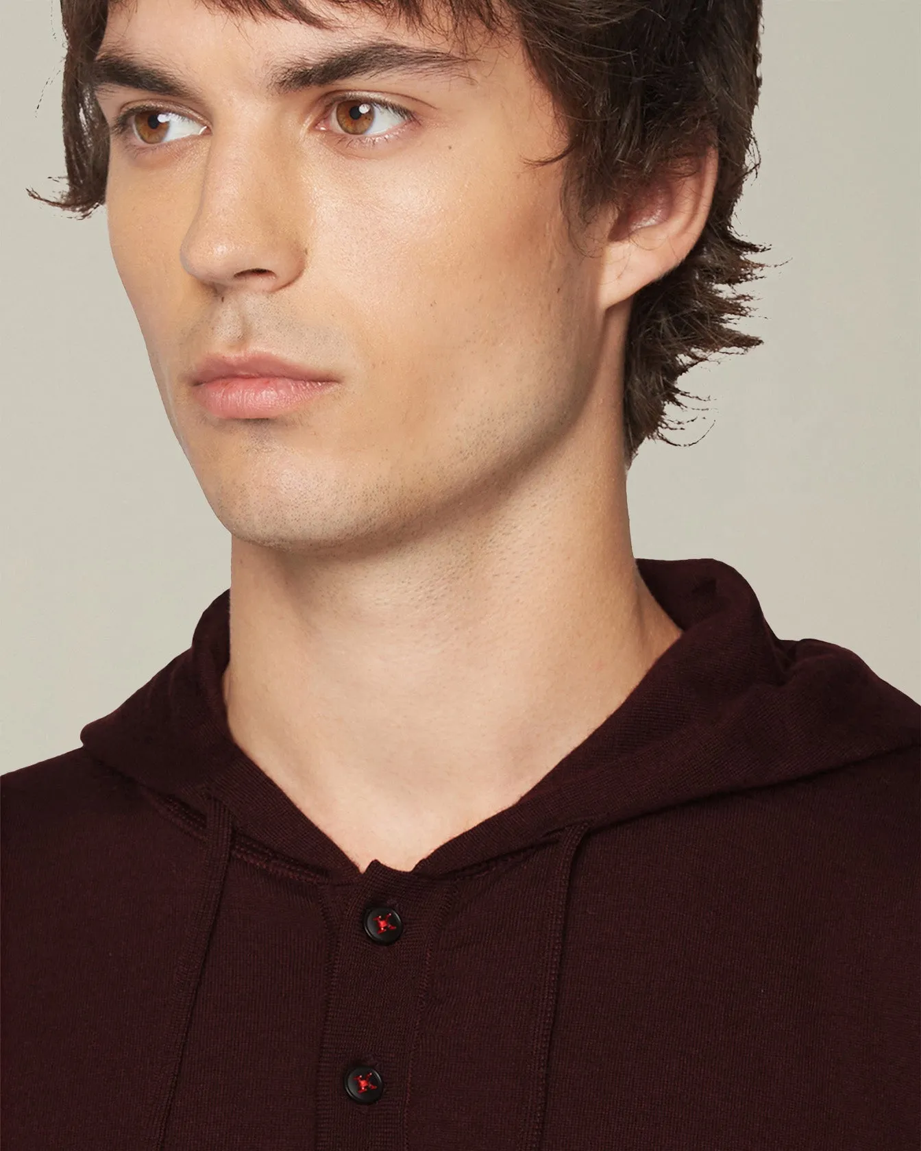 CASHMERE AND SILK HOODED TOP sold by Kiton product image thumbnail 4