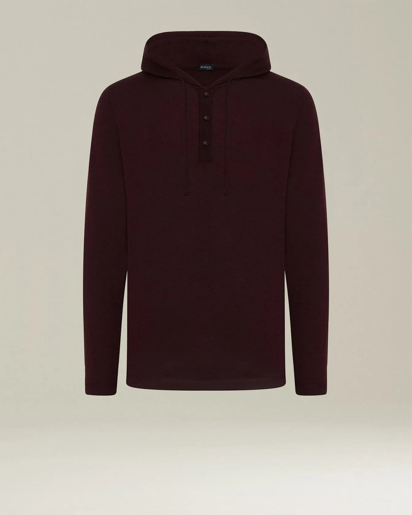 CASHMERE AND SILK HOODED TOP sold by Kiton