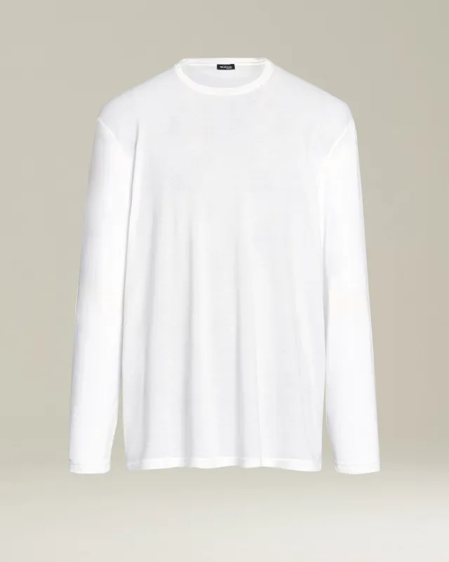JERSEY T-SHIRT L/S COTTON sold by Kiton