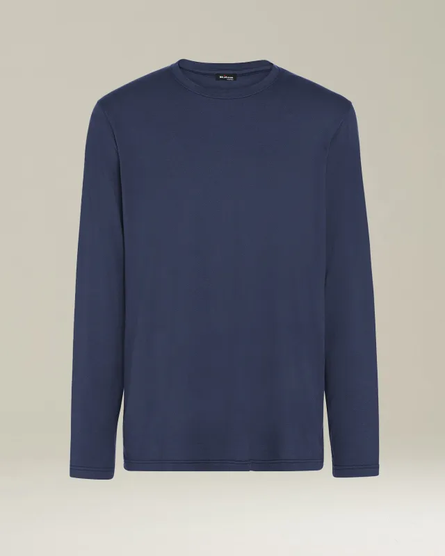 JERSEY T-SHIRT L/S COTTON sold by Kiton