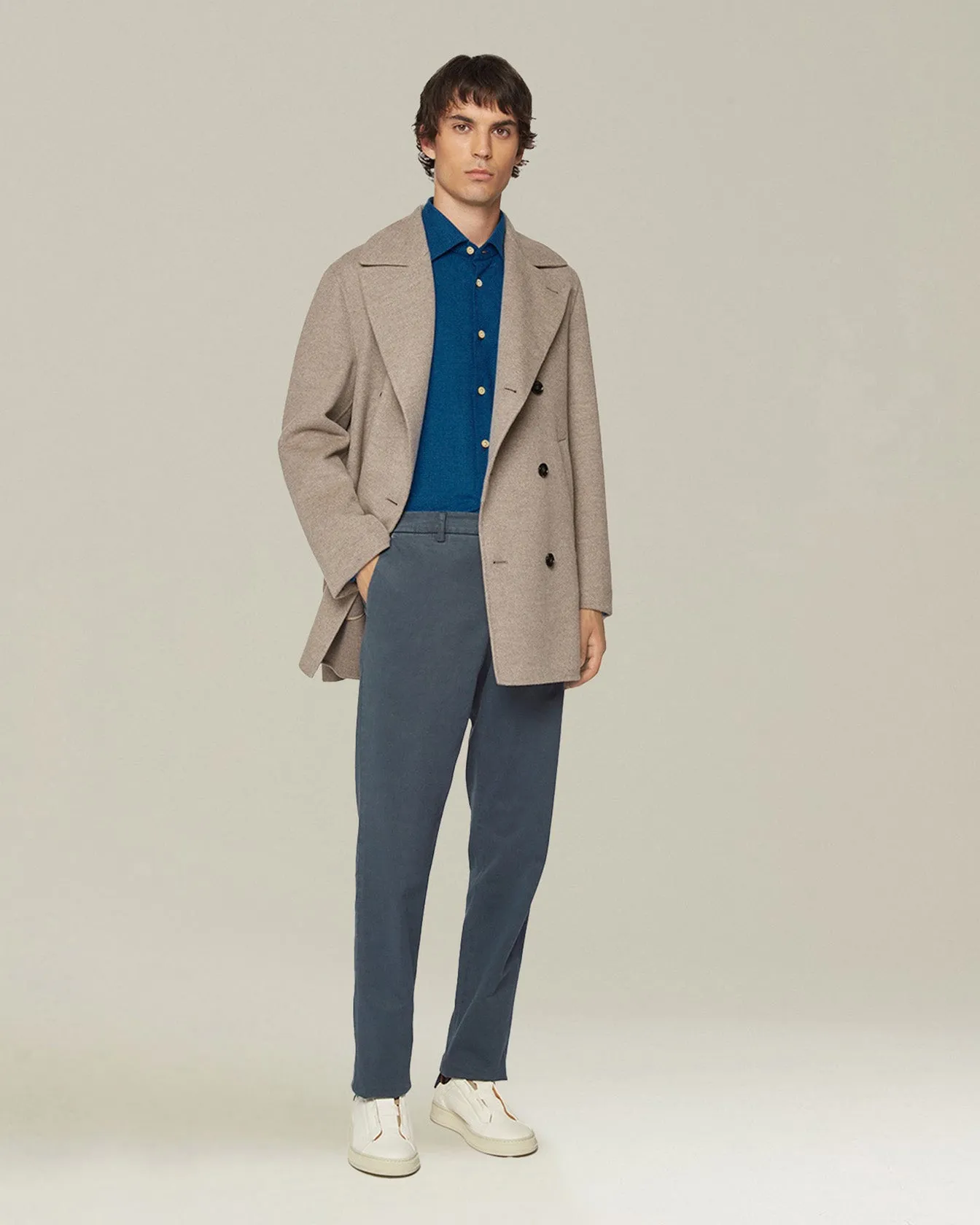 ‘NERANO’ HOUNDSTOOTH FLANNEL SHIRT sold by Kiton product image thumbnail 5