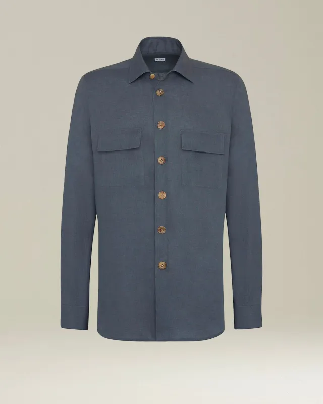AAL - SHIRT SPORT LINEN made by Kiton