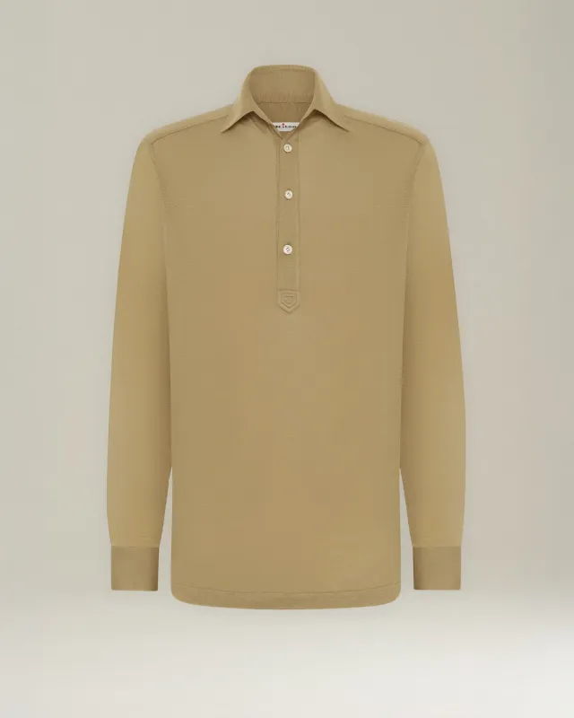 SARTORIAL COTTON BLEND POLO SHIRT sold by Kiton