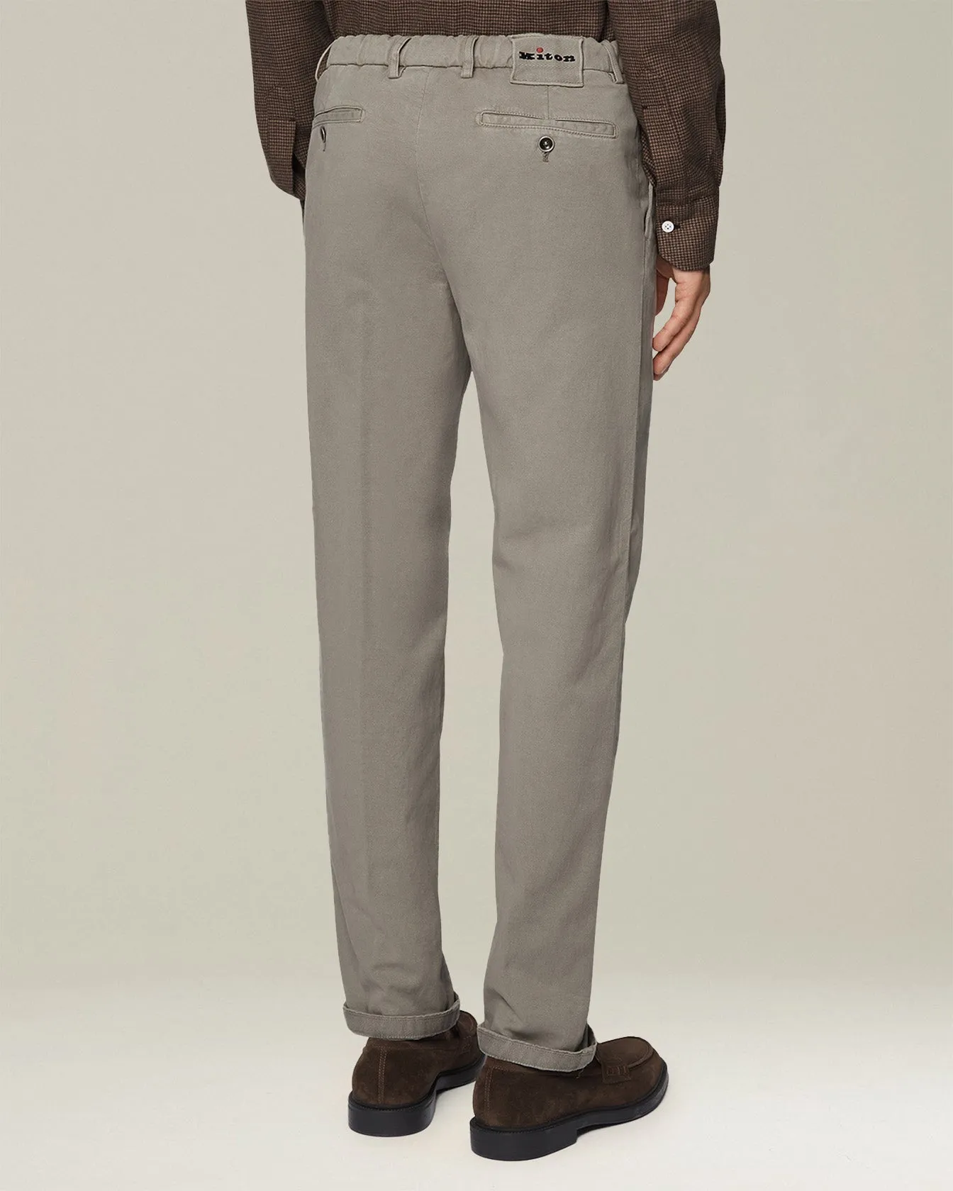 CASUAL COTTON TROUSERS sold by Kiton product image thumbnail 3