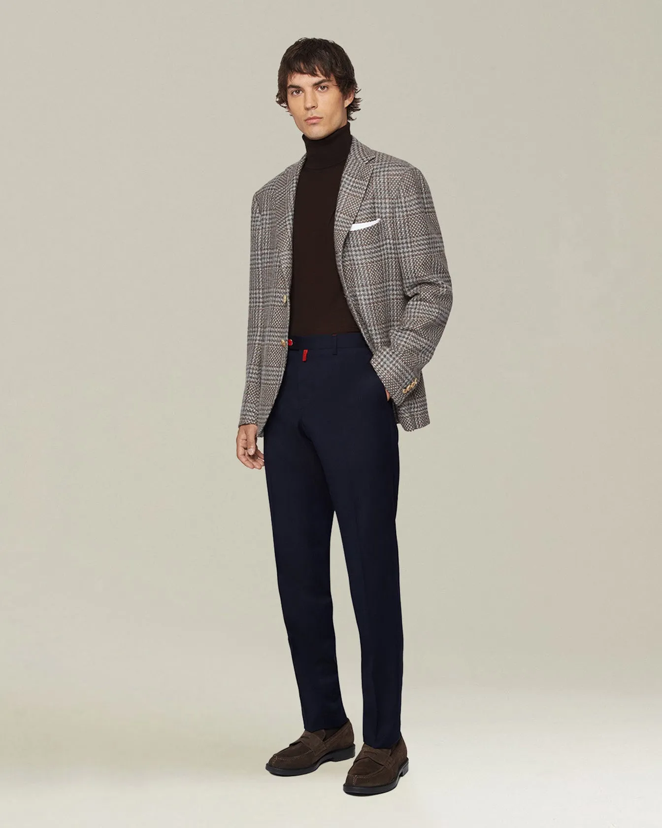 WOOL CHINO TROUSERS sold by Kiton product image thumbnail 5