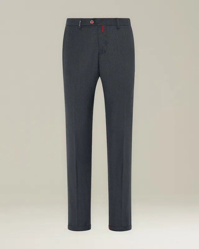 WOOL CHINO TROUSERS sold by Kiton