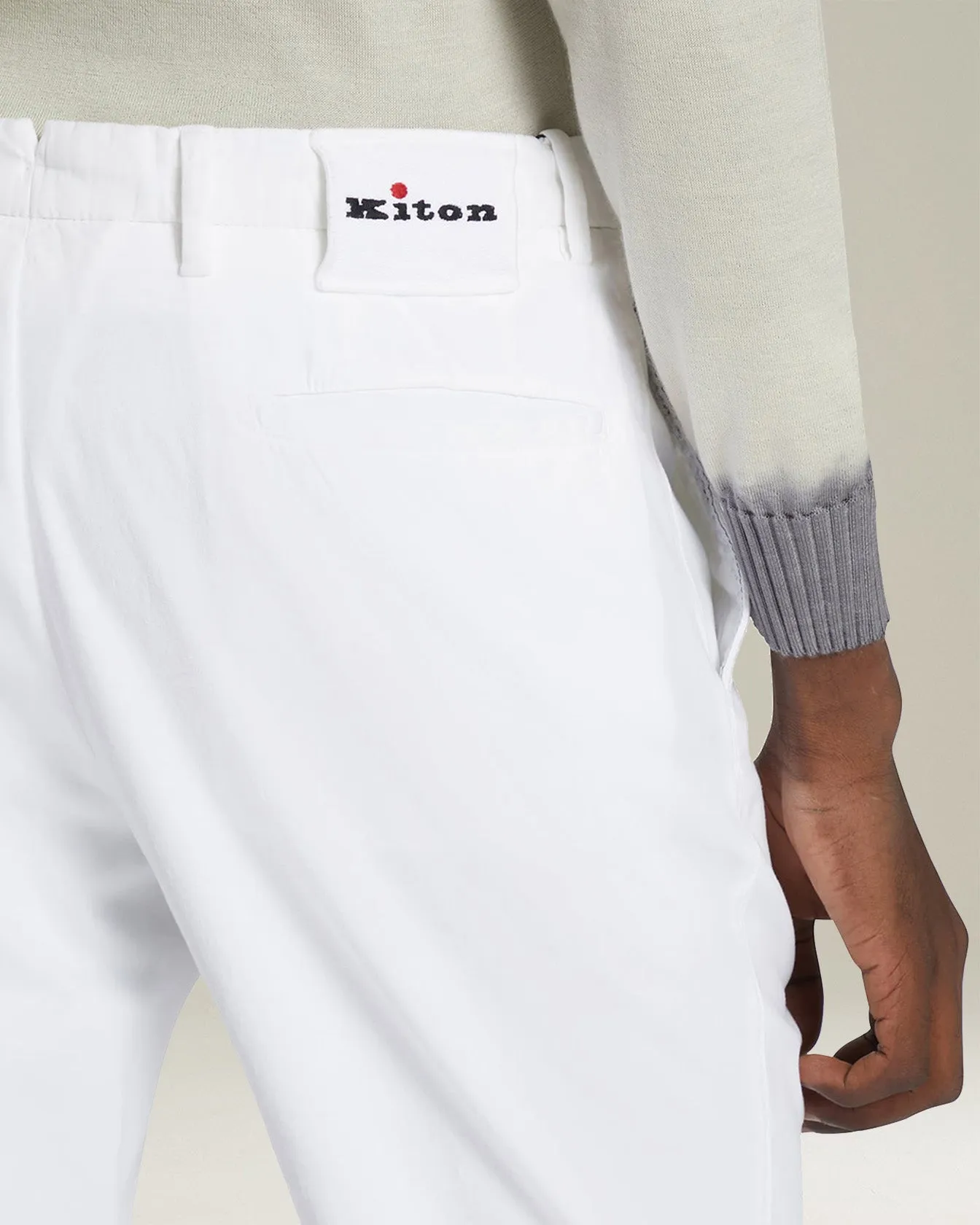 TROUSERS COTTON sold by Kiton product image thumbnail 4