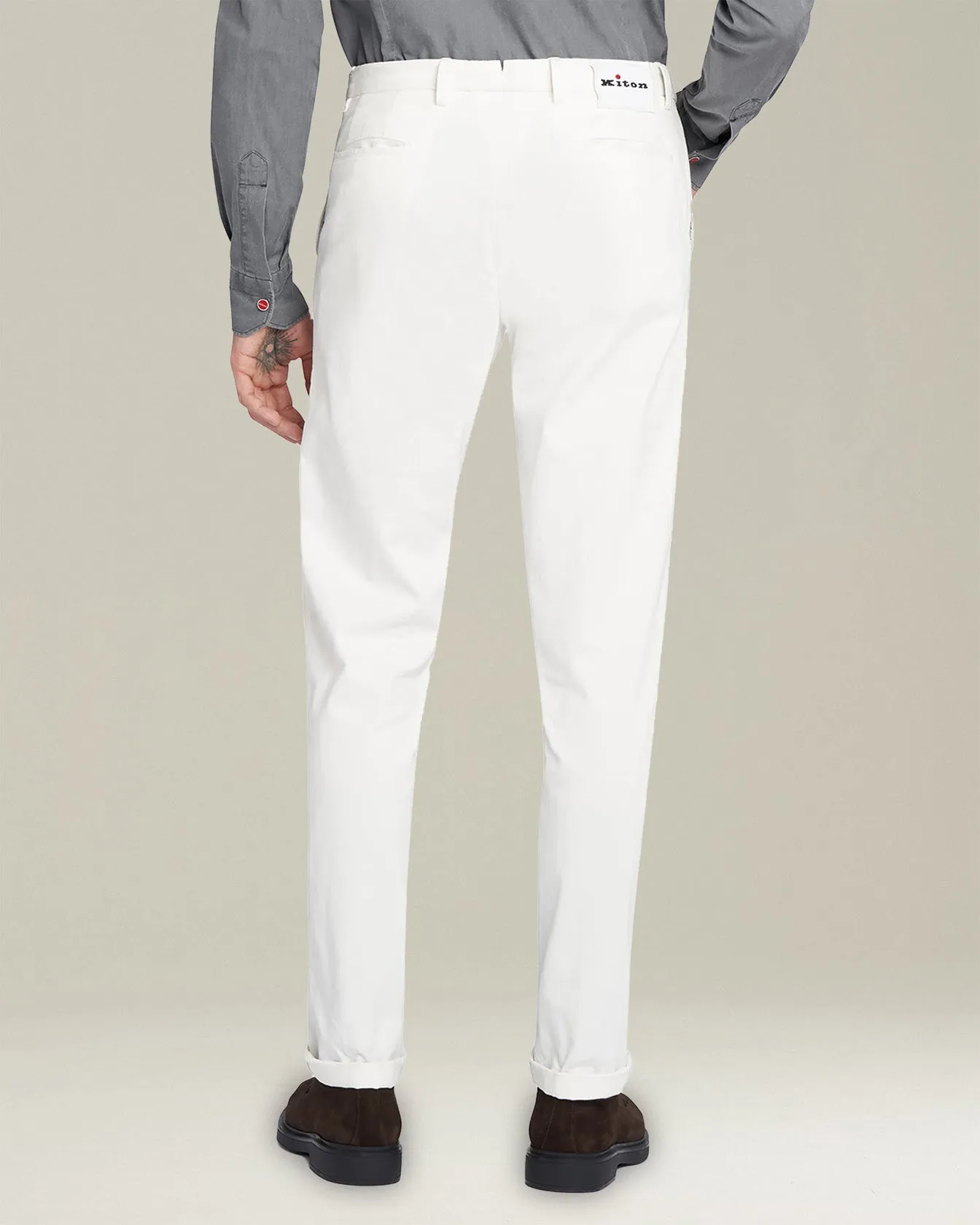 TROUSERS COTTON sold by Kiton product image thumbnail 3