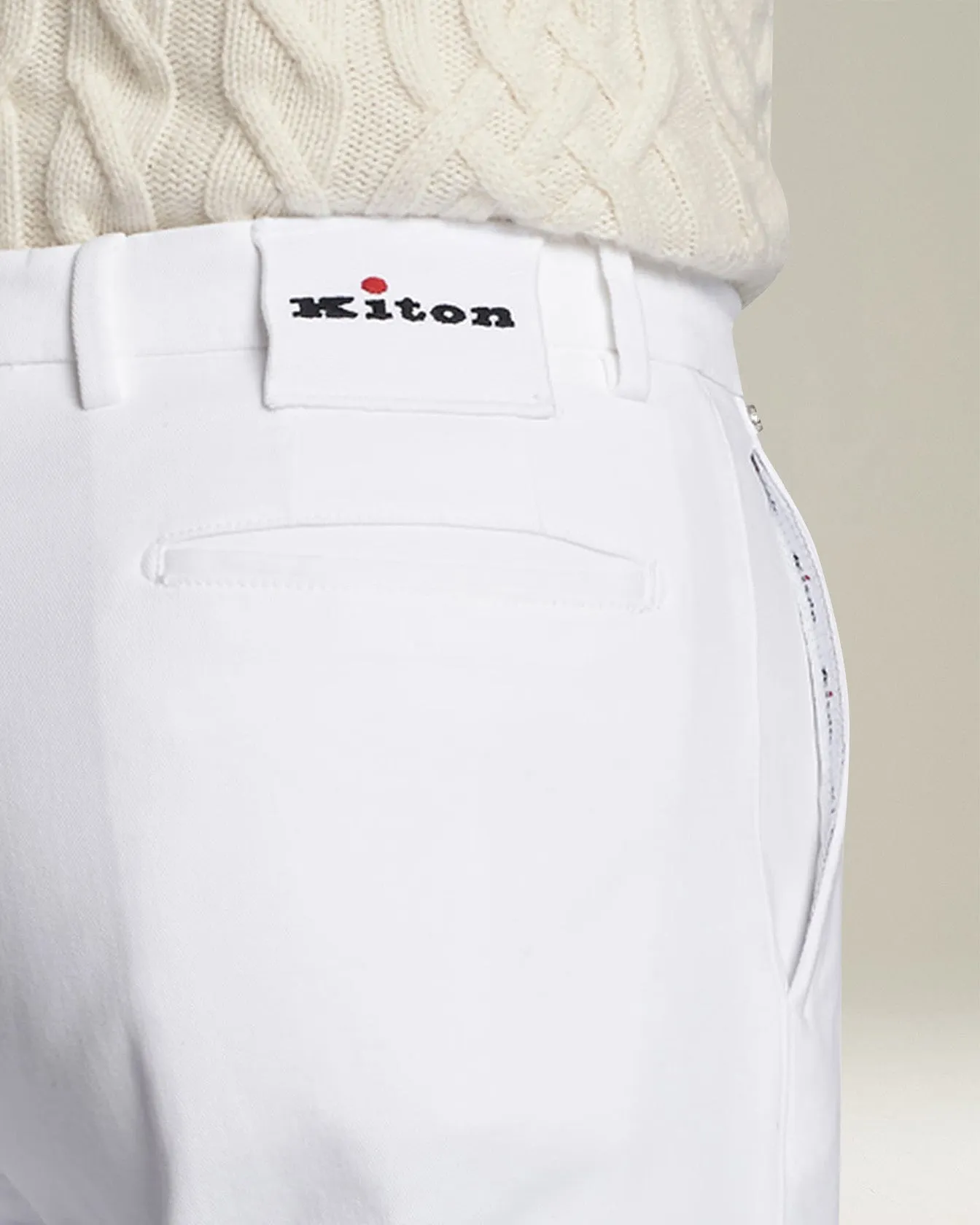 TROUSERS COTTON sold by Kiton product image thumbnail 4
