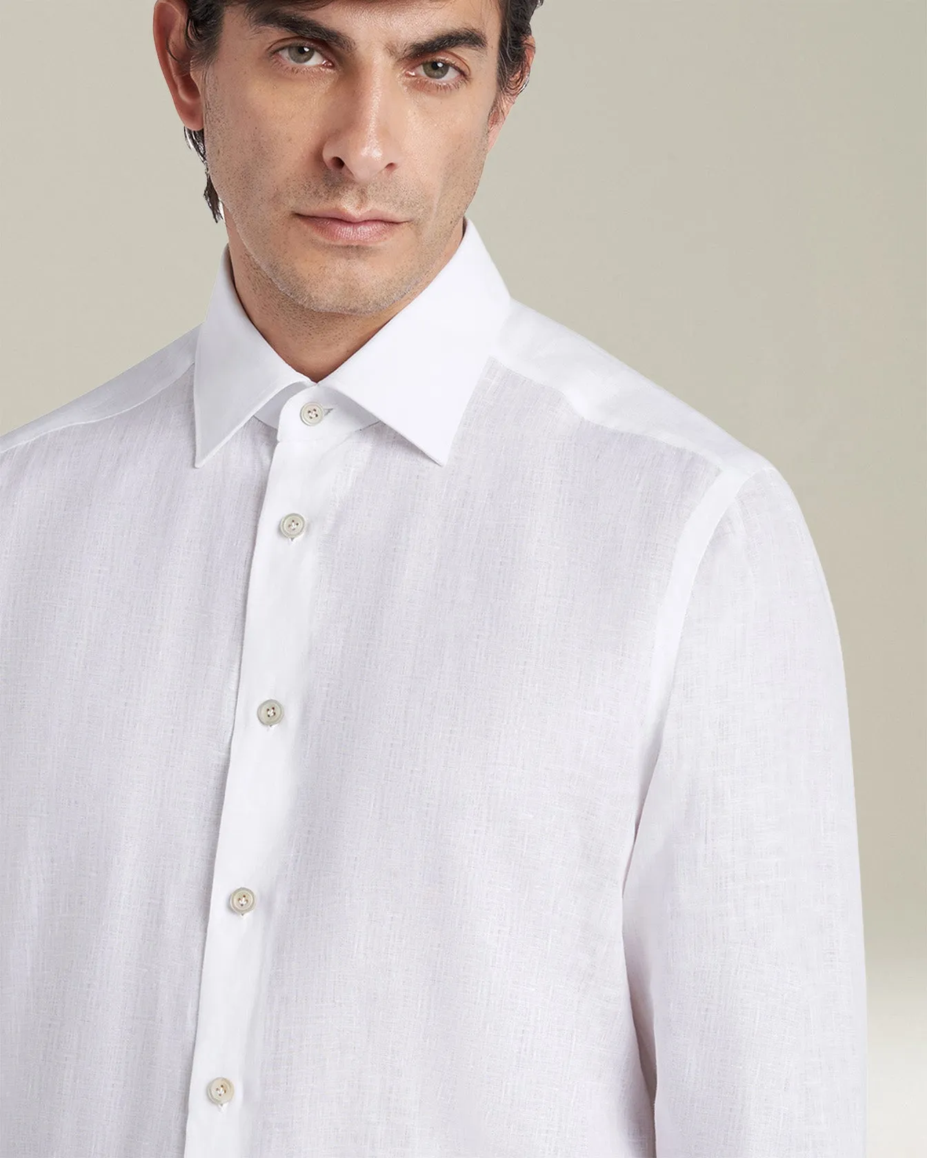 SHIRT LINEN sold by Kiton product image thumbnail 4