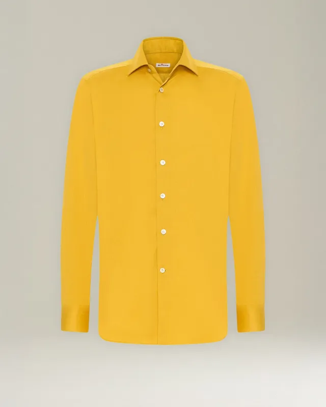 GLAMOUR COTTON AND SILK SHIRT sold by Kiton