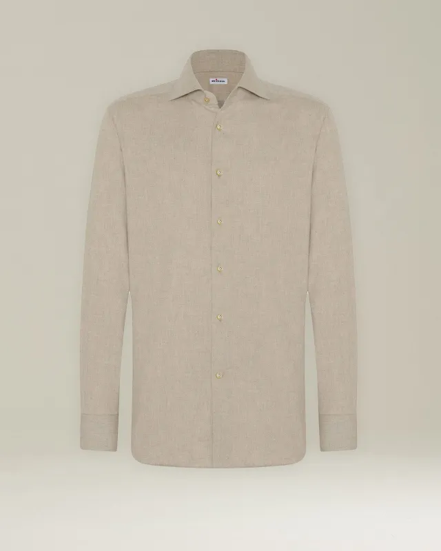 MONOCHROME FLANNEL SHIRT sold by Kiton