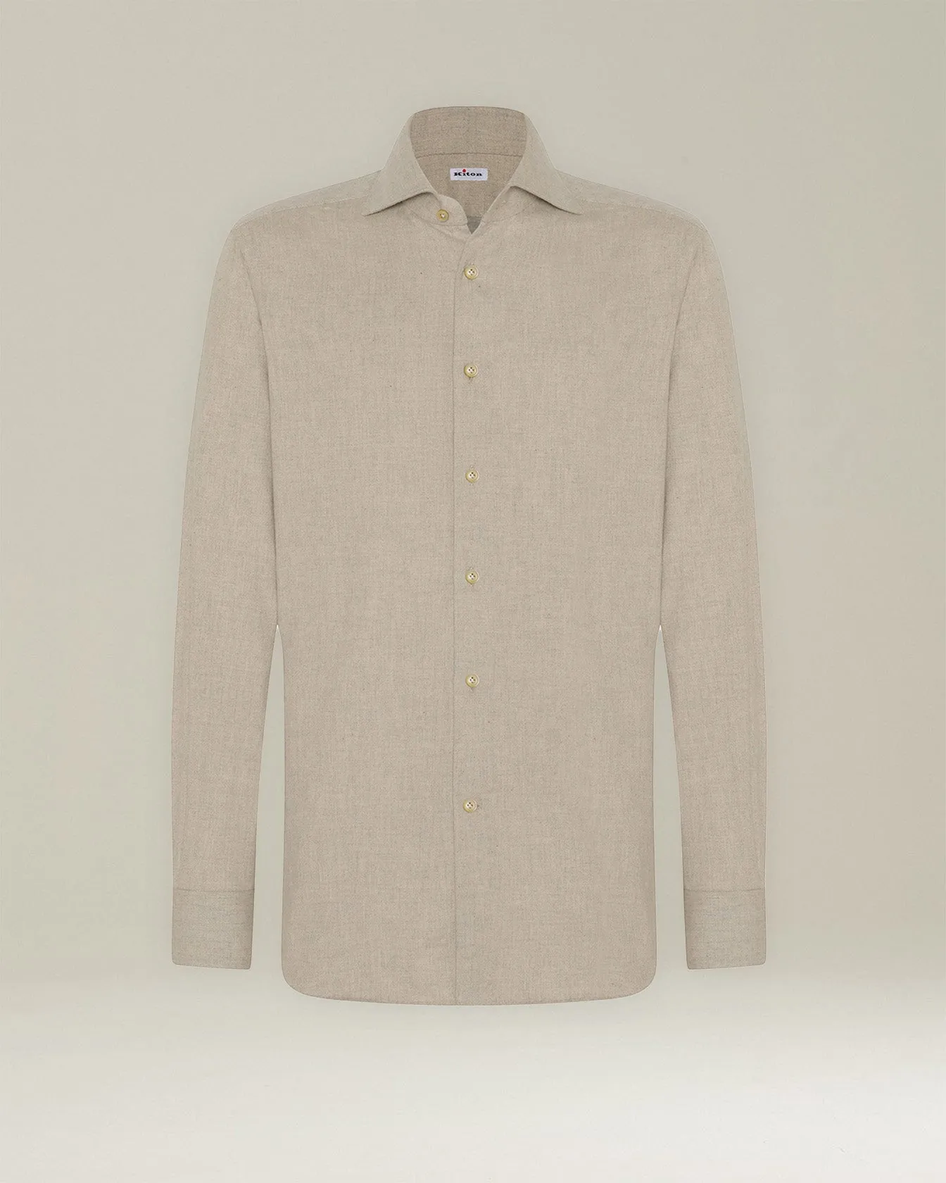 MONOCHROME FLANNEL SHIRT sold by Kiton