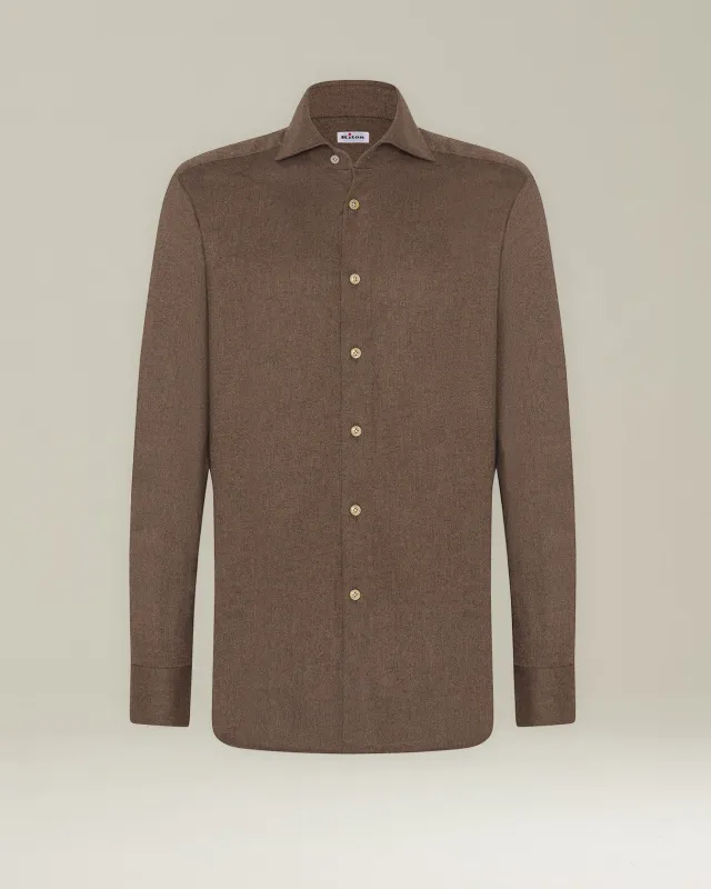 MONOCHROME FLANNEL SHIRT sold by Kiton