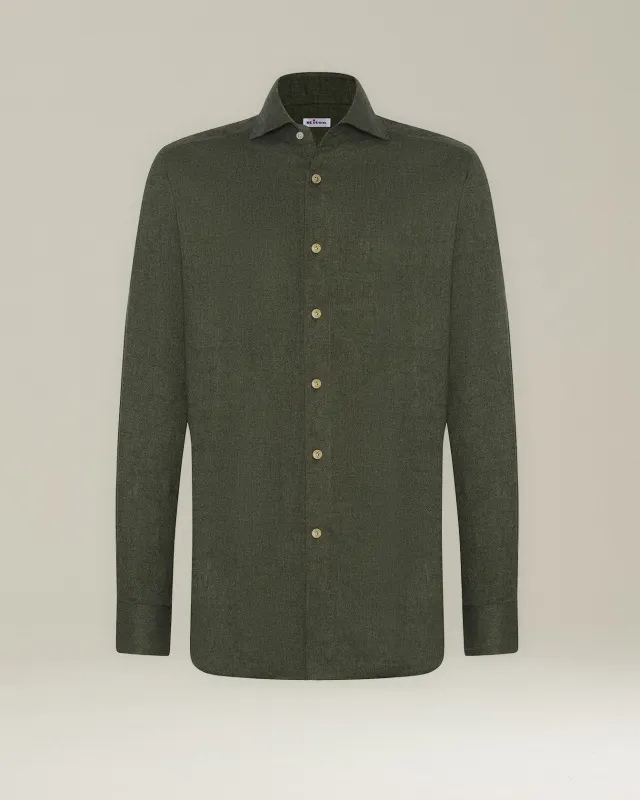 MONOCHROME FLANNEL SHIRT sold by Kiton