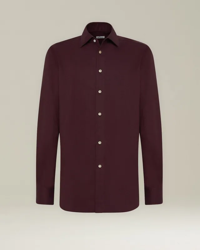 MONOCHROME FLANNEL SHIRT sold by Kiton