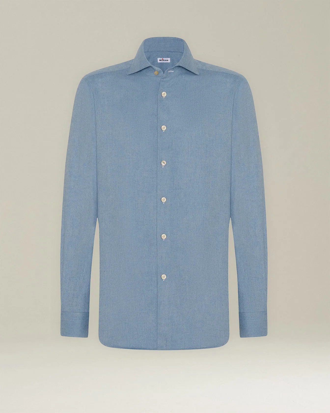 MONOCHROME FLANNEL SHIRT sold by Kiton