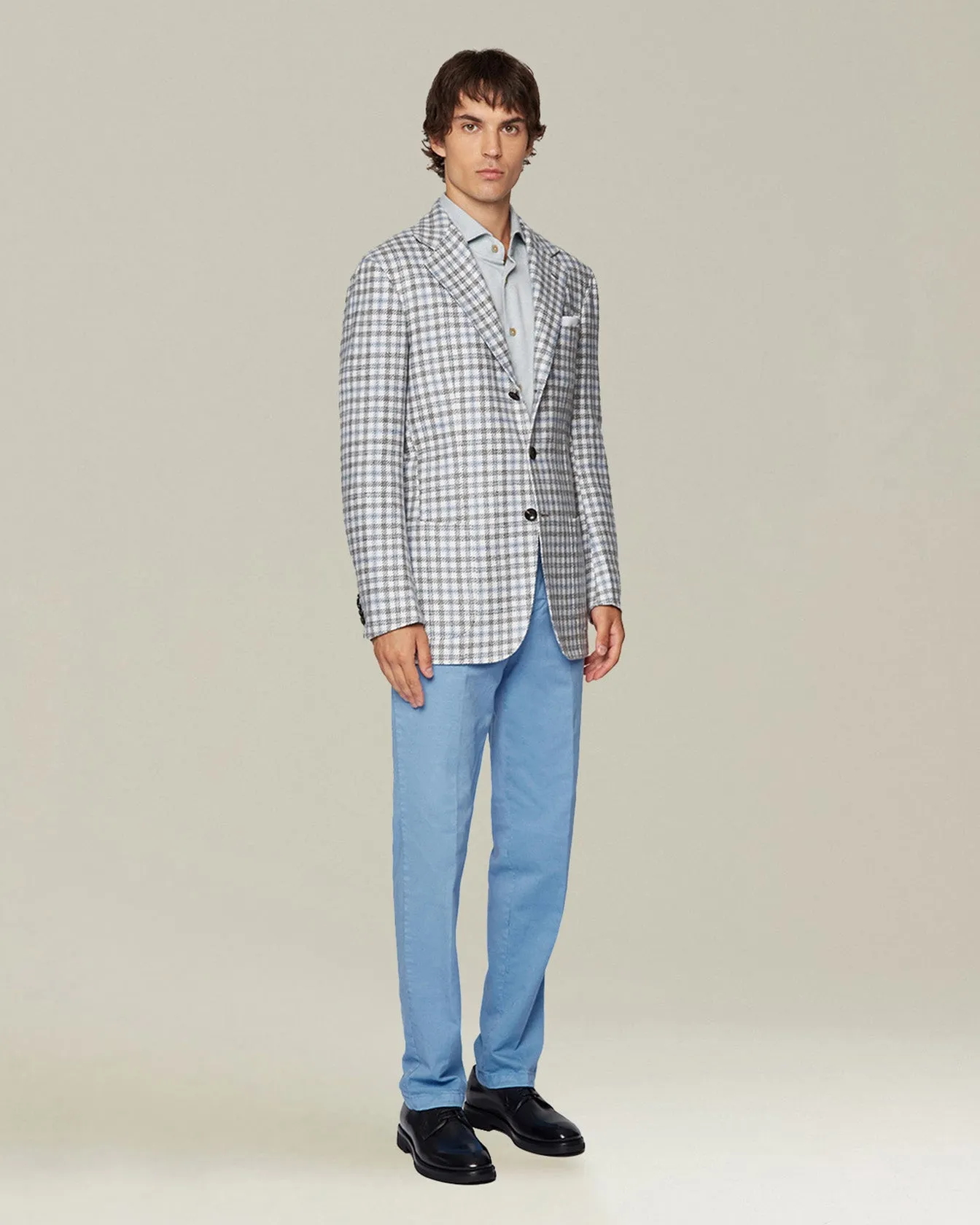 MONOCHROME FLANNEL SHIRT sold by Kiton product image thumbnail 5