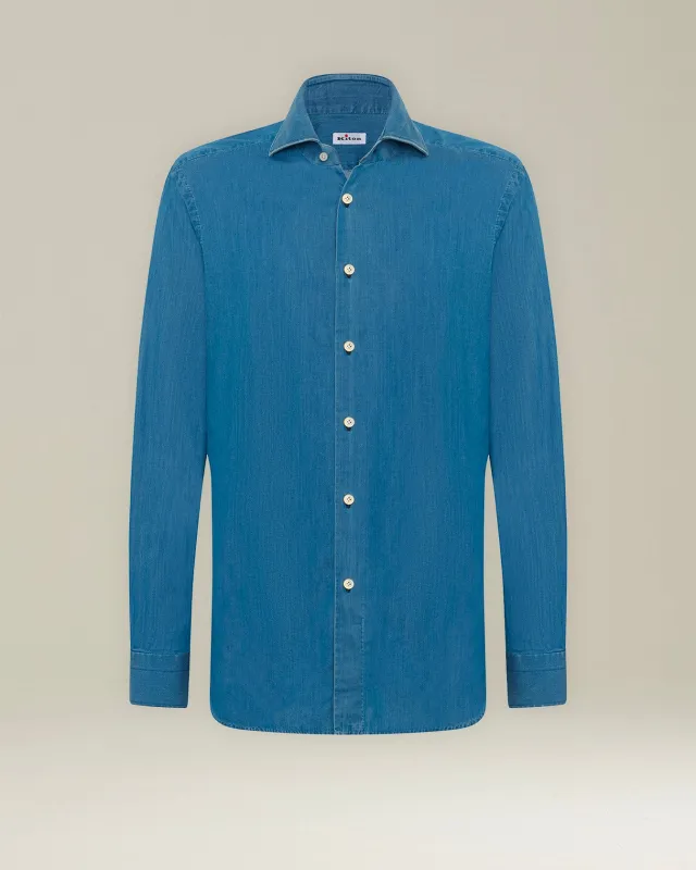 CASUAL DENIM SHIRT sold by Kiton