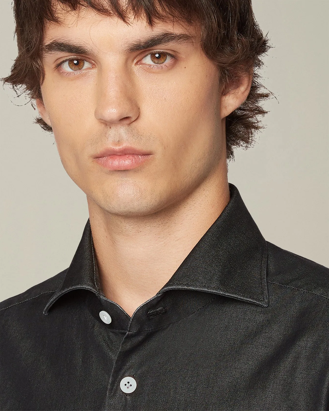 CASUAL DENIM SHIRT sold by Kiton product image thumbnail 4