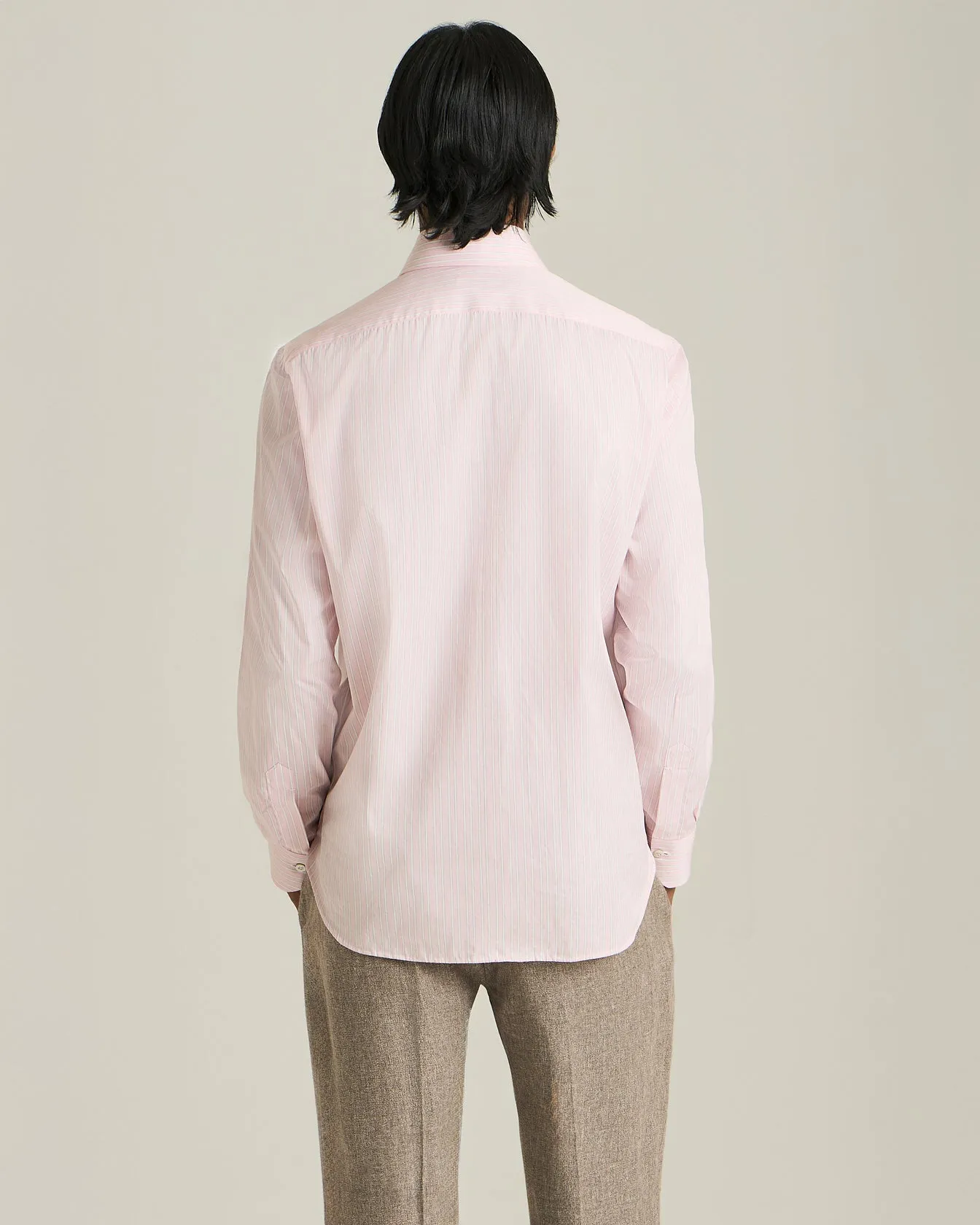 STRIPED COTTON SHIRT sold by Kiton product image thumbnail 3