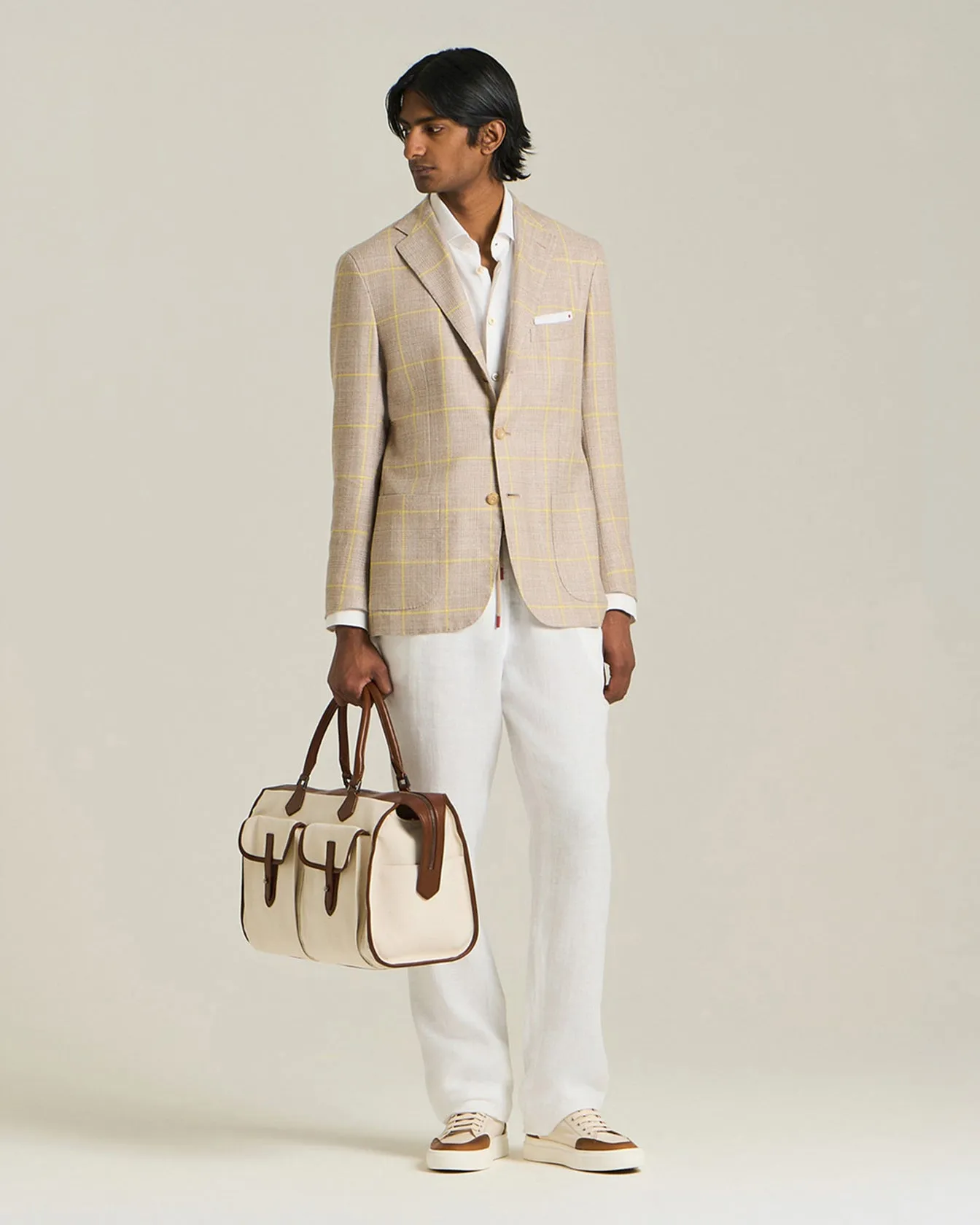 ESSENTIAL LINEN SHIRT sold by Kiton product image thumbnail 3