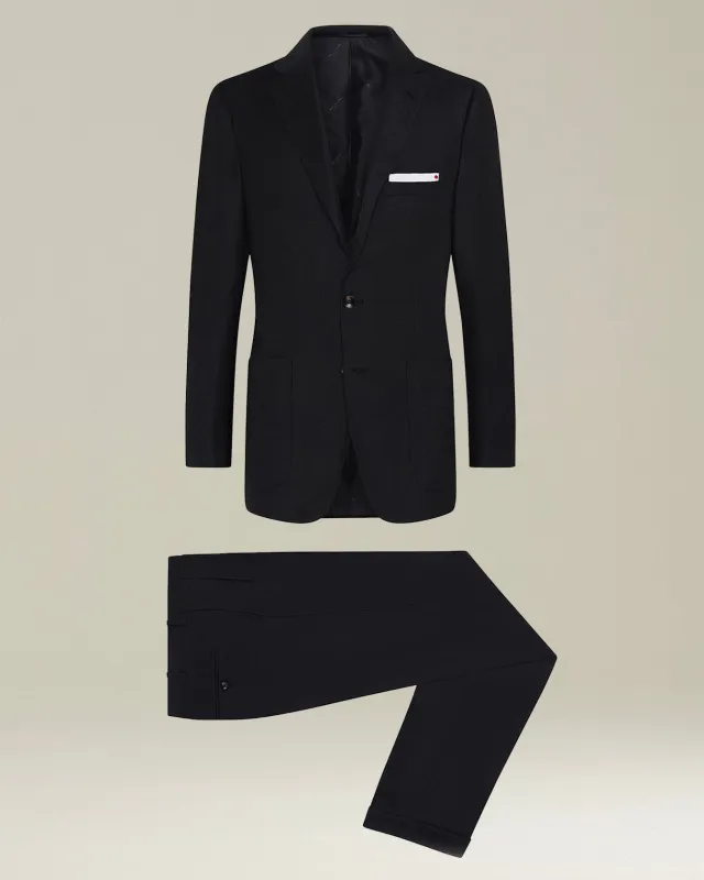 MONOCHROME WOOL SUIT sold by Kiton
