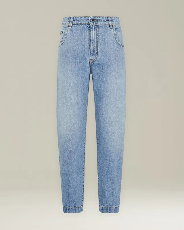 DENIM TAILORED JEANS sold by Kiton