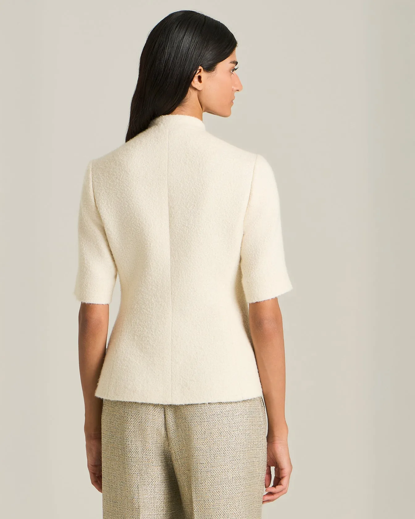 DOUBLE-BREASTED CASHMERE AND SILK BLAZER sold by Kiton product image thumbnail 3