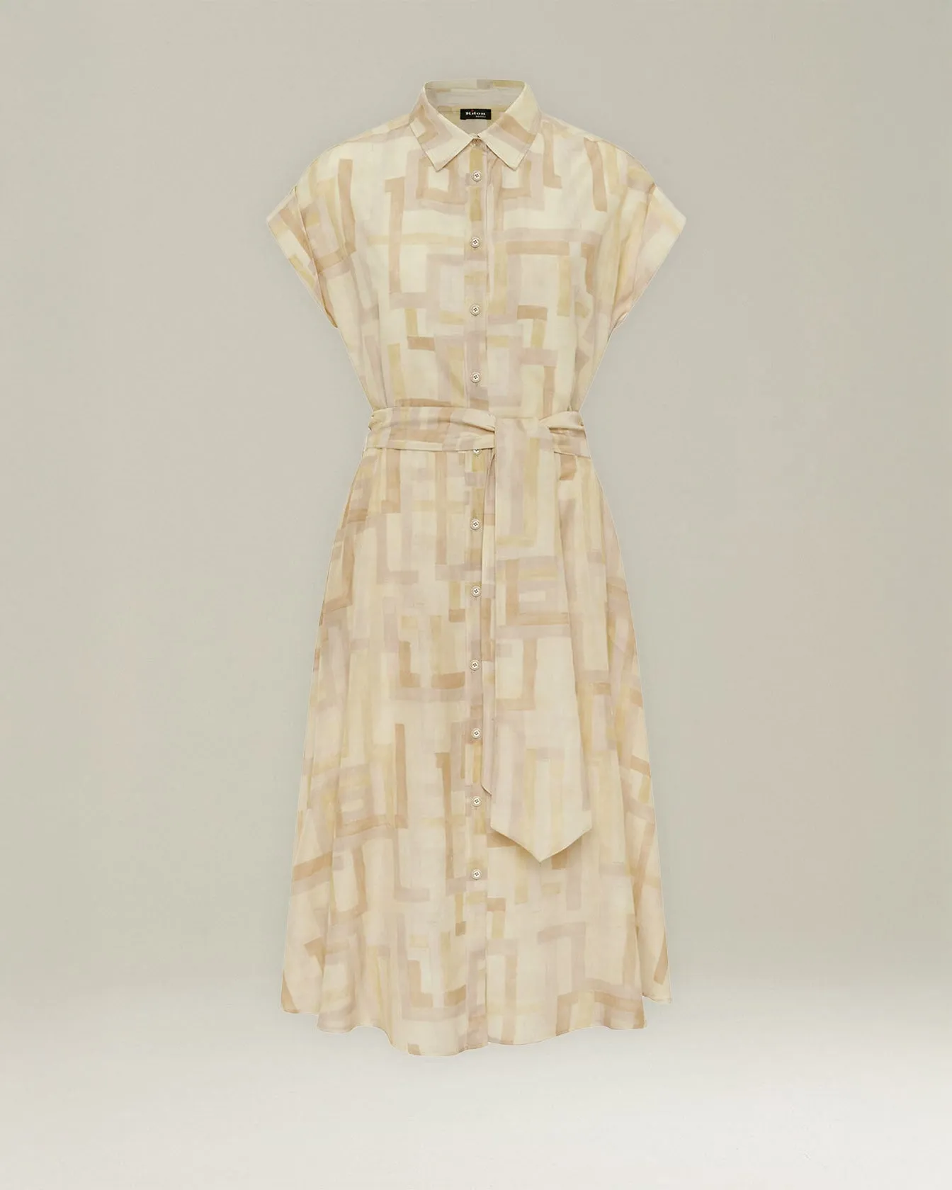 COTTON AND SILK VOILE DAY DRESS sold by Kiton